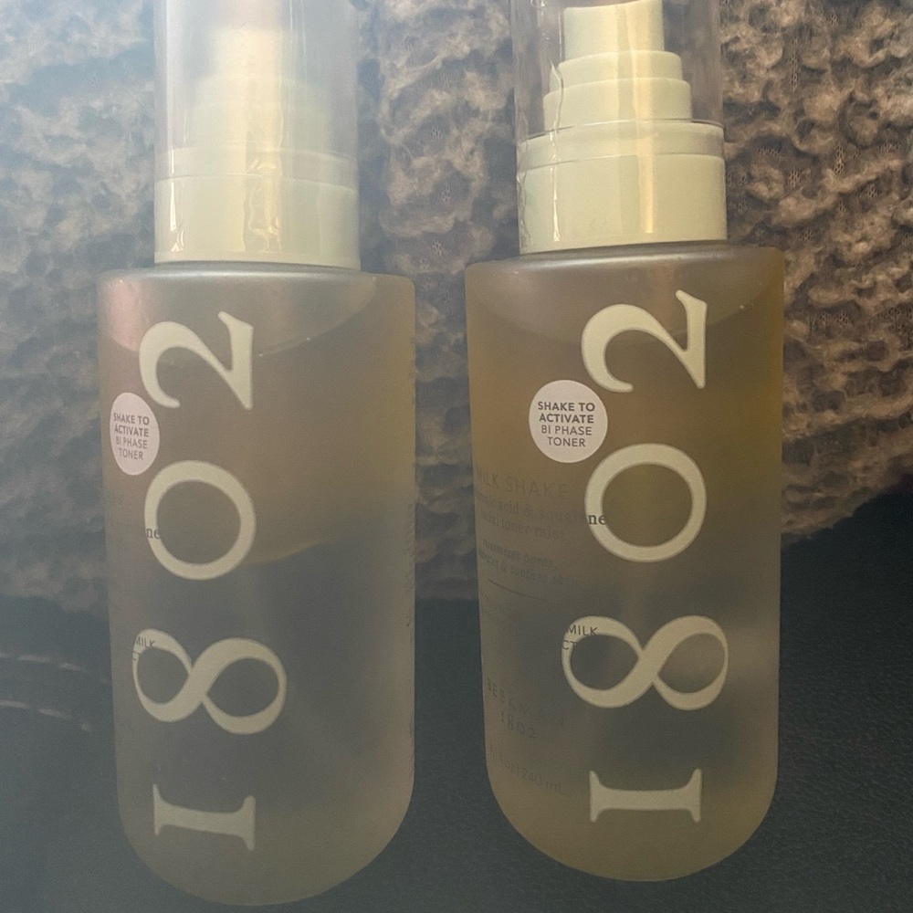 COPY - (2) BEEKMAN 1802 MILK SHAKE FACIAL TONER NEW AND SEALED